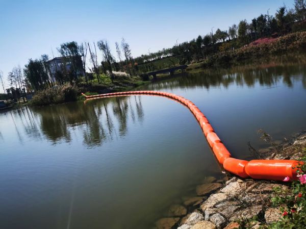 河道清污拦油滚塑一体成型浮筒